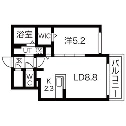 レジーナＮ２２の物件間取画像